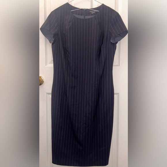 FRANCO MIRABELLI pinstriped sheath dress - Picture 2 of 10